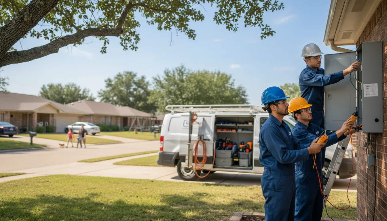 Certified electrician providing emergency electrical services in Millersport, OH